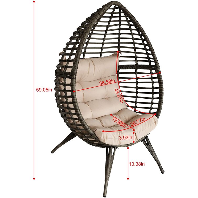 Basket chair for discount bedroom